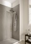 Roca Essential Hydromassage Thermostatic Shower Column - Chrome