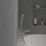 Villeroy & Boch Verve Round 3 Spray Hand Shower - Matt Brushed Nickel - Stock Clearance