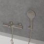 Villeroy & Boch Verve Round 3 Spray Hand Shower - Matt Brushed Nickel - Stock Clearance