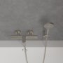 Villeroy & Boch Verve Round 3 Spray Hand Shower - Matt Brushed Nickel - Stock Clearance