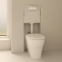 Geberit Back-to-Wall 4-in-1 Cistern, Flush Plate, Selnova Rimless Pan & Soft Close Seat Combi-Pack