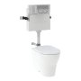 Geberit Back-to-Wall 4-in-1 Cistern, Flush Plate, Selnova Rimless Pan & Soft Close Seat Combi-Pack