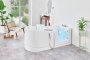 Access Easy Riser Peninsula Walk-in Bath with Glass Door and Powered Seat