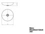 Kaldewei Miena 380mm Countertop Basin - Alpine White