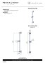 Perrin & Rowe Deco 600mm Sliding Rail - Nickel