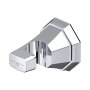 Perrin & Rowe Deco Fixed Parking Bracket - Chrome
