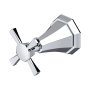 Perrin & Rowe Deco Four-Way Concealed Diverter with Crosstop Handle - Chrome