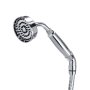 Perrin & Rowe Deco Inclined Easy Clean Handshower and Hose - Chrome