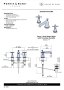 Perrin & Rowe Deco Three-Hole Basin Mixer with Crosstop Handles - Pewter