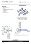 Perrin & Rowe Deco Three-Hole Wall-Mounted Basin Mixer with Crosstop Handles - Pewter