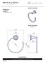 Perrin & Rowe Deco Towel Ring - Chrome