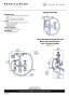 Perrin & Rowe Deco Wall-Mounted Bath-Shower Mixer with Handshower and Crosstop Handles - Pewter