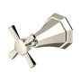 Perrin & Rowe Deco Four-Way Concealed Diverter with Crosstop Handle - Nickel