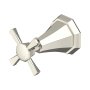 Perrin & Rowe Deco Three-Way Concealed Diverter with Shut Off and Crosstop Handle - Pewter