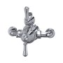 Perrin & Rowe Georgian Exposed Thermostatic Shower Mixer with Lever Handles - Chrome
