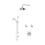Perrin & Rowe Georgian Shower Set 1 - Chrome