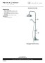 Perrin & Rowe Georgian Shower Set 2 - Pewter