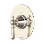 Perrin & Rowe Georgian Concealed Thermostatic Shower Mixer with Lever Handle - Nickel
