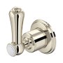 Perrin & Rowe Georgian Three-Way Diverter with Lever Handle and Shut-Off - Nickel