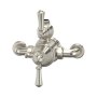 Perrin & Rowe Georgian Exposed Thermostatic Shower Mixer with Lever Handles - Pewter