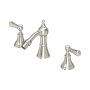 Perrin & Rowe Georgian Three-Hole Bidet Mixer with Lever Handles - Pewter