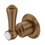 Perrin & Rowe Georgian Three-Way Diverter with Lever Handle - English Bronze