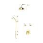 Perrin & Rowe Georgian Shower Set 1 - Polished Brass