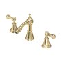 Perrin & Rowe Georgian Three-Hole Bidet Mixer with Lever Handles - Polished Brass