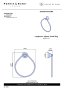 Perrin & Rowe Langbourn 150mm Towel Ring - Polished Brass