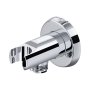 Perrin & Rowe Langbourn Wall Outlet with Parking Bracket - Chrome