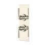 Perrin & Rowe Langbourn Concealed Thermostatic Shower Mixer With Shut-Off Valve - Nickel