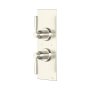 Perrin & Rowe Langbourn Concealed Thermostatic Shower Mixer With Shut-Off Valve - Pewter