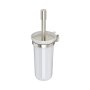 Perrin & Rowe Langbourn Wall-Mounted Toilet Brush Holder - Pewter