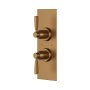 Perrin & Rowe Langbourn Concealed Thermostatic Shower Mixer With Diverter - English Bronze