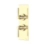 Perrin & Rowe Langbourn Concealed Thermostatic Shower Mixer With Shut-Off Valve - Gold