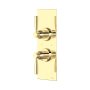 Perrin & Rowe Langbourn Concealed Thermostatic Shower Mixer With Shut-Off Valve - Polished Brass