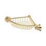 Perrin & Rowe Langbourn Corner Basket - Polished Brass