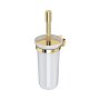 Perrin & Rowe Langbourn Wall-Mounted Toilet Brush Holder - Polished Brass