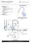 Perrin & Rowe Langbourn Sink Mixer with Filtration (Two Lever) - Pewter