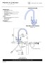 Perrin & Rowe Langbourn Sink Mixer with Filtration (Three Lever) - Pewter