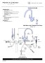 Perrin & Rowe Langbourn Sink Mixer with Filtration and Rinse (Two Lever) - Pewter