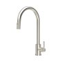 Perrin & Rowe Juliet Square Monobloc Sink Mixer - Pewter