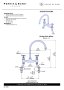 Perrin & Rowe Ionian Bridge Sink Mixer (Crosstop) - Aged Brass