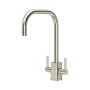 Perrin & Rowe Juliet Square Monobloc Sink Mixer - Nickel