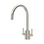 Perrin & Rowe Juliet Round Monobloc Sink Mixer - Nickel