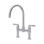 Perrin & Rowe Langbourn Bridge Sink Mixer - Chrome