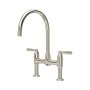 Perrin & Rowe Langbourn Bridge Sink Mixer - Nickel