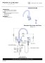 Perrin & Rowe Juliet Round Monobloc Sink Mixer with Rinse - Chrome