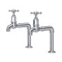 Perrin & Rowe Ionian Crosstop Bibcock Taps - Chrome