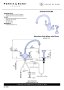 Perrin & Rowe Etruscan Monobloc Sink Mixer with Rinse - Pewter